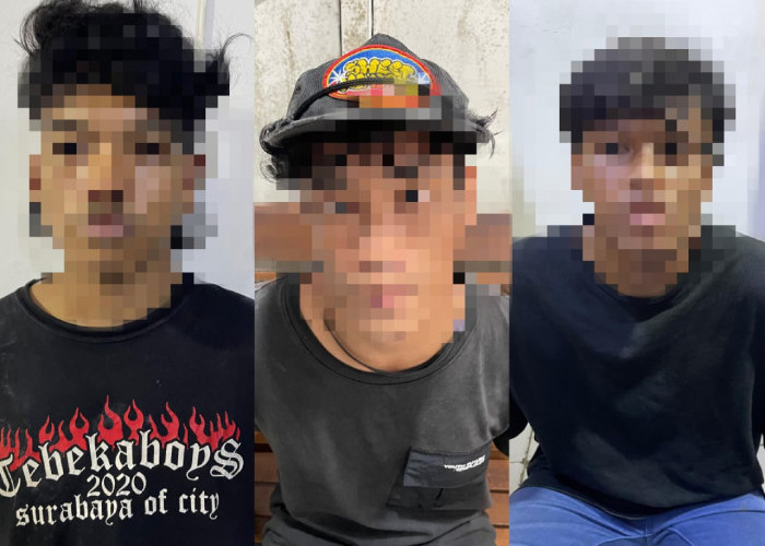 Polsek Bubutan Bekuk 3 Gangster Sadis Pembacok Remaja di Jalan Dupak saat Malam Lebaran