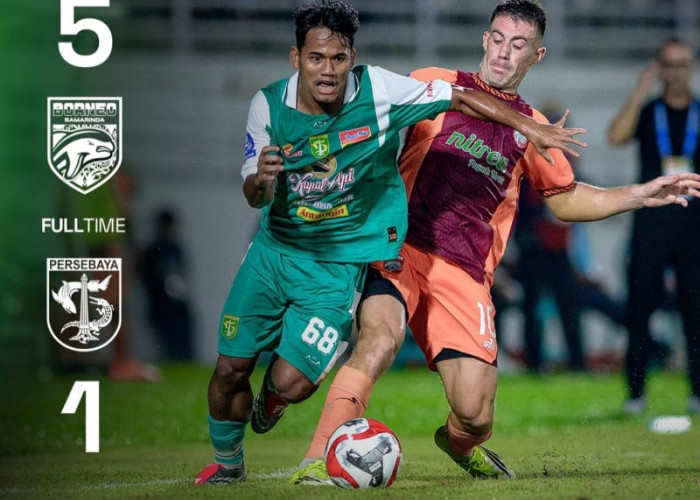 Persebaya Surabaya Kalah Telak 5-1 dari Borneo FC pada Pekan ke-25 Super League