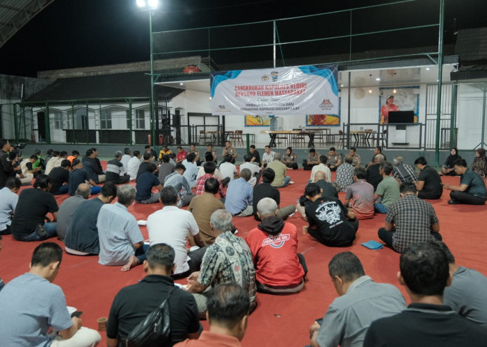 Serap Aspirasi, Kapolres Kediri Gelar Cangkrukan bersama Masyarakat