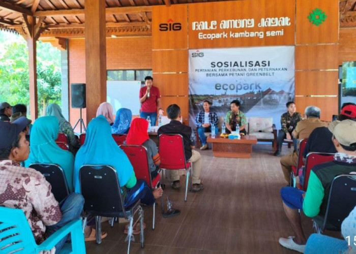 Dukung Ketahanan Pangan, SIG Pabrik Tuban Sosialisasi ke Petani Greenbelt