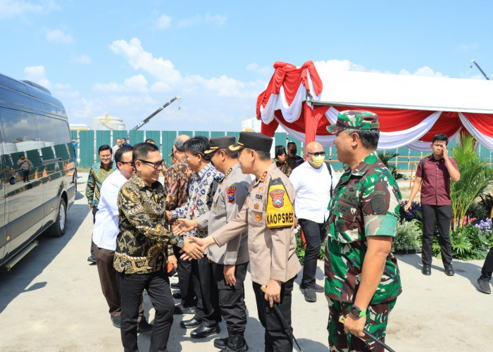 Kapolres Gresik Hadiri Peresmian Operasi Smelter PT Freeport Indonesia