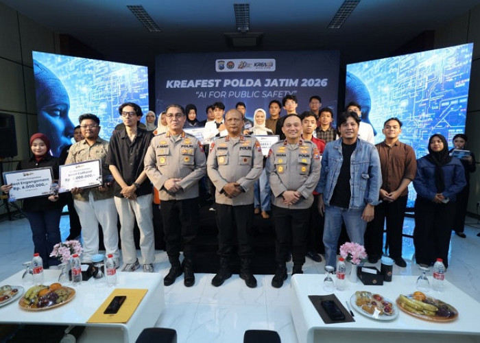 Kreafest 2026 Polda Jatim Dorong Pemanfaatan AI untuk Dukung Keamanan Publik
