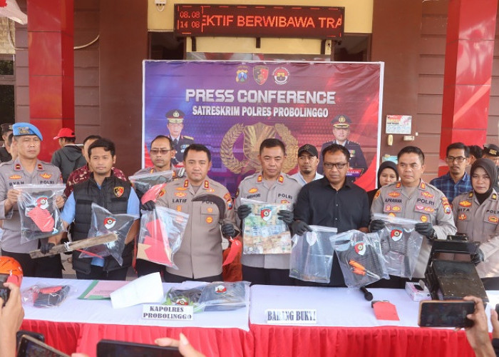 Sikat Habis Penjahat Jalanan, Polres Probolinggo Tangkap 9 Tersangka Kasus 3C