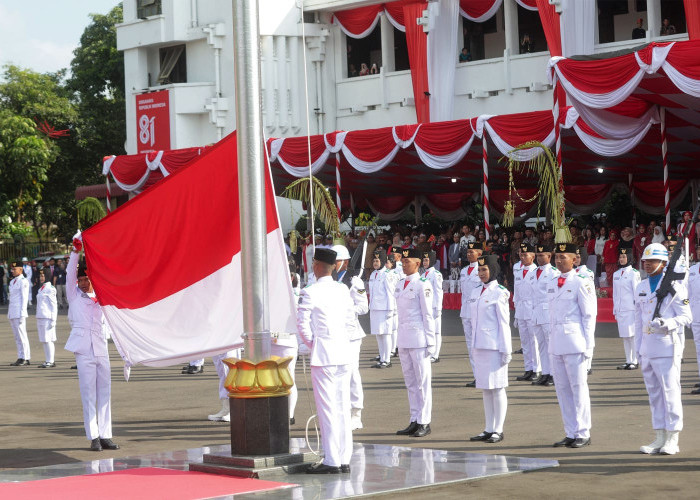 Meriahkan HUT Ke-81 RI, Pemkot Surabaya Gelar Upacara hingga Tari Kolosal Kampung Pancasila