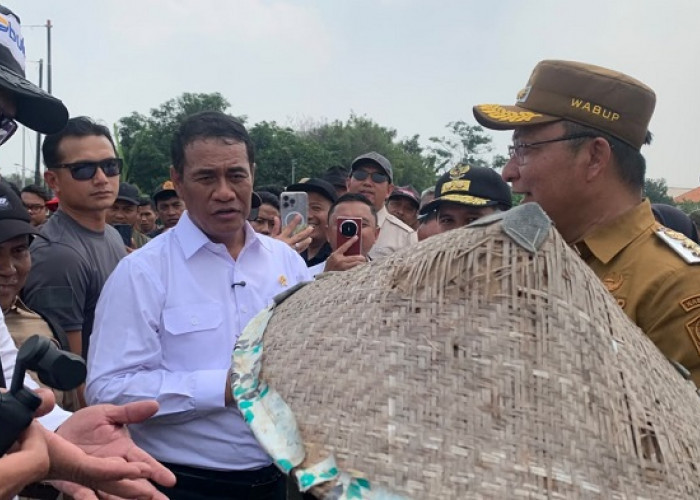 Cegah Dampak Kekeringan Meluas, Mentan Amran Bantu Pengairan Sawah di Gresik