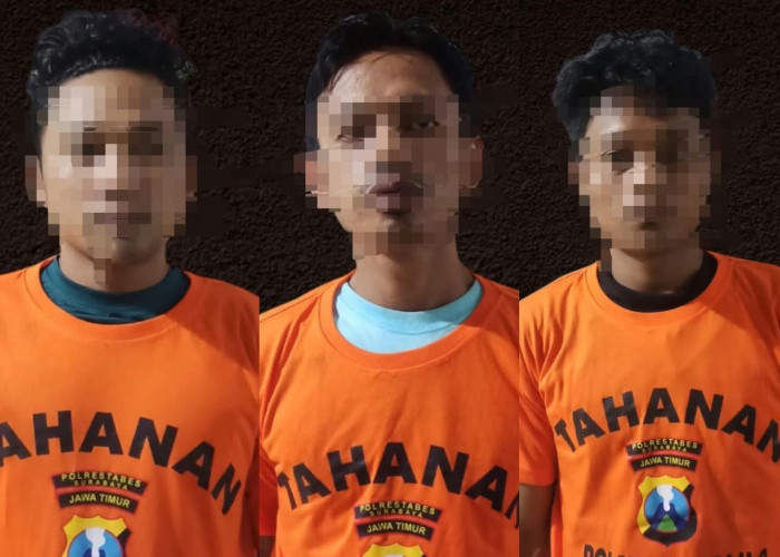  Beraksi di Surabaya, 3 Komplotan Curanmor asal Madura Dibekuk