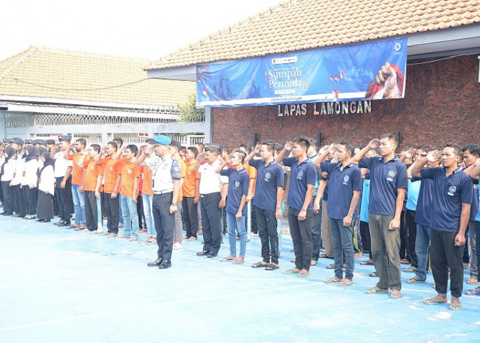 Jeruji Besi Bukan Akhir, Sumpah Pemuda Bakar Semangat WBP Lapas Lamongan