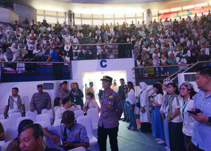 Sinergi Pengamanan, Polsek Gayungan Kawal Halalbihalal 6.000 Karyawan Kapal Api