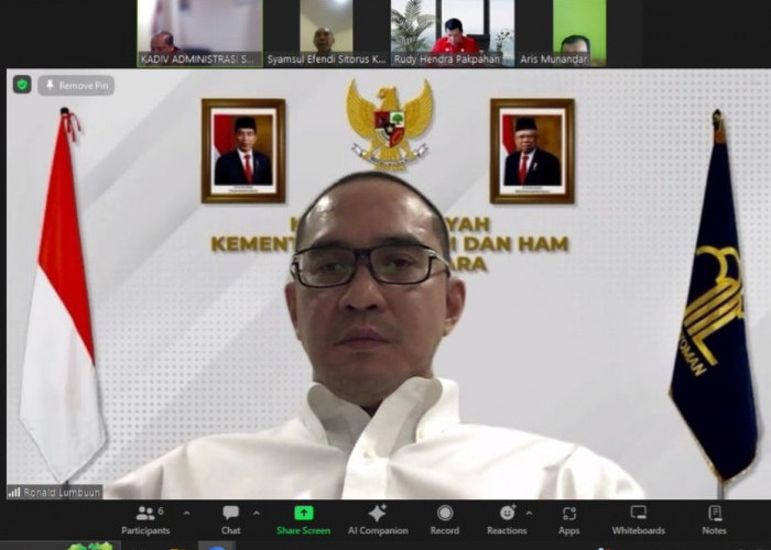 Kakanwil Sulawesi Utara Pimpin Rapat Terbatas Pimti secara Virtual