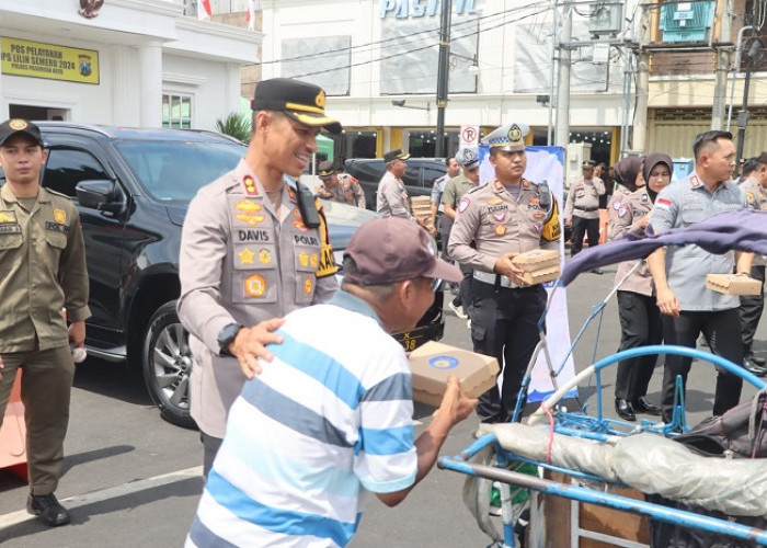 Polres Pasuruan Kota dan Imigrasi Malang Sinergi Berbagi Makanan Bergizi, Dukung Progam Asta Cita Presiden