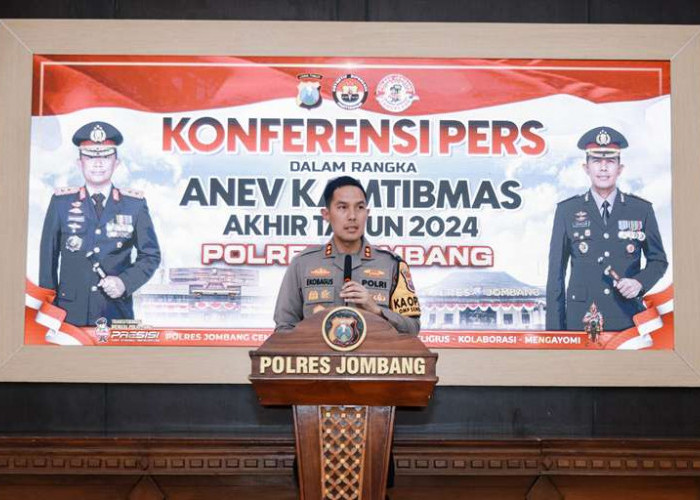 Tahun 2024 Polres Jombang Turunkan Angka Kriminalitas 