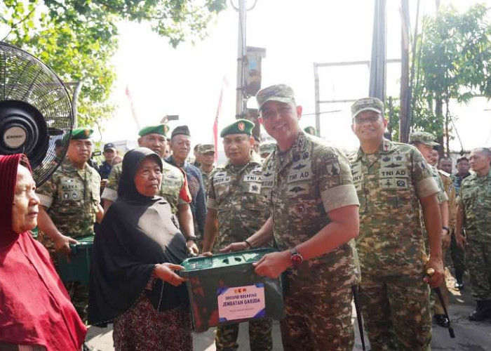Pangdam V/Brawijaya Pimpin Ground Breaking Jembatan Garuda di Genting Kalianak Surabaya