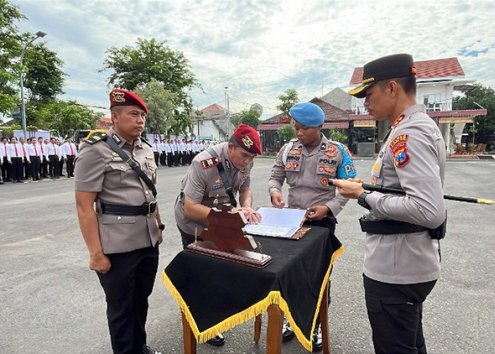 Kasatreskrim dan Kasatlantas Polres Pasuruan Kota Resmi Berganti