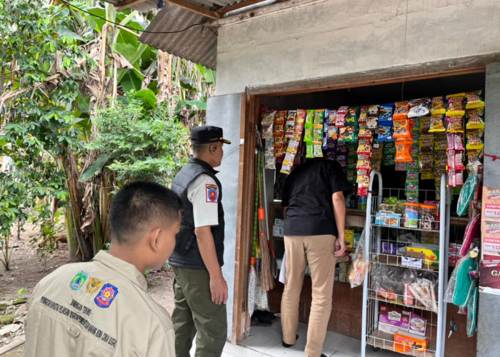 Petugas Gabungan Pemkab Pasuruan Sita Ribuan Batang Rokok Polos