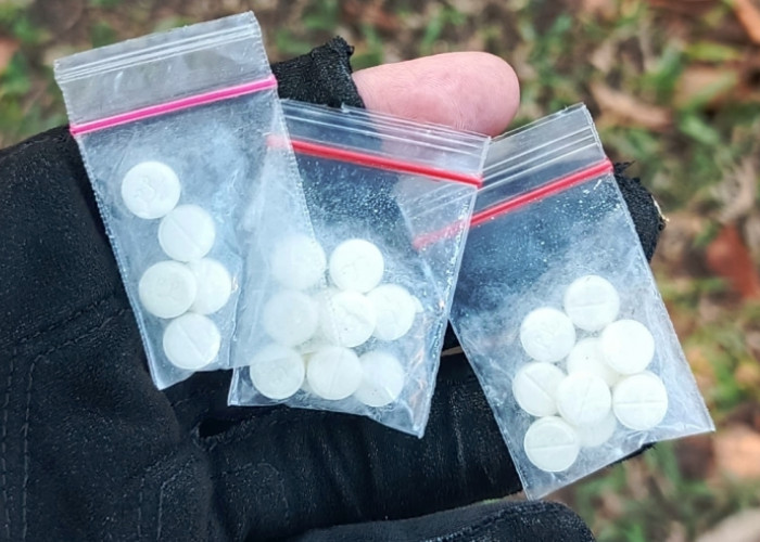 Hentikan Pelanggar Lalu Lintas, Temukan Puluhan Pil Koplo