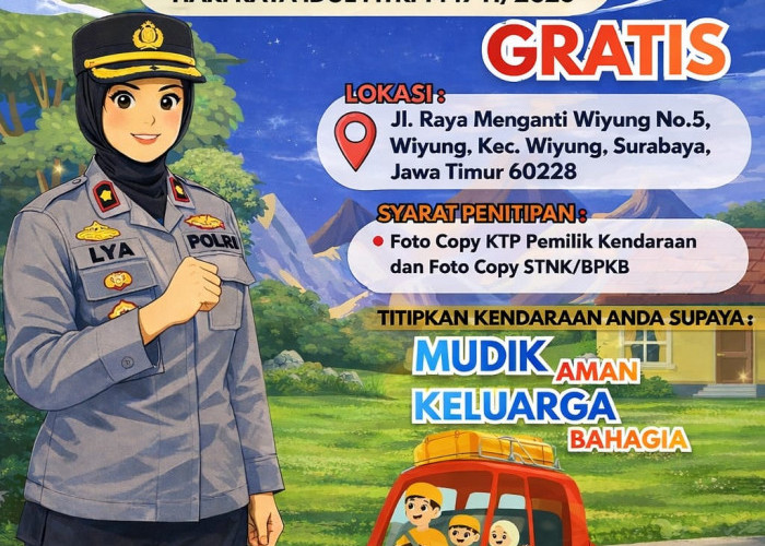 Polsek Wiyung Buka Layanan Penitipan Motor Gratis: Mudik Tenang, Kendaraan Aman