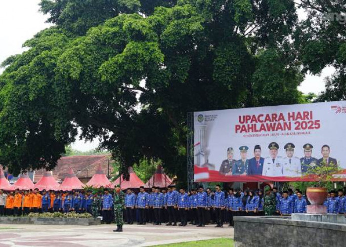 Hari Pahlawan 2025 di Nganjuk Berlangsung Khidmat dan Penuh Nasionalisme