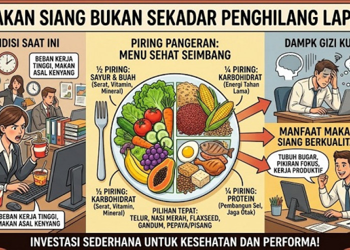 Makan Siang Bukan Sekadar Penghilang Lapar