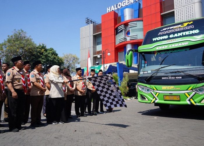 64 Santri Jatim Berangkat ke PPSN VI, Khofifah Tekankan Persaudaraan Nusantara