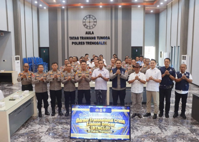 CegahKejahatan Transnasional di Pulau Terluar,  Divhubinter Polri Perkuat Pengawasan ke Trenggalek