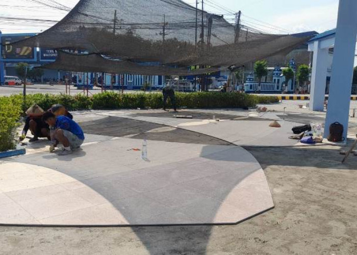 Proyek RTH Eks PPU Maospati Magetan Tahap I Capai 80 Persen