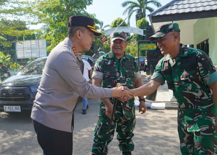 Dandim 0827 Sumenep Sambut Kunjungan Kapolresta, Perkuat Soliditas TNI-Polri