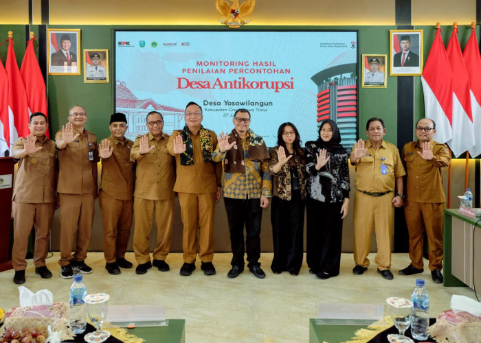 Yosowilangun Jadi Percontohan Desa Antikorupsi Nasional, Pemkab Gresik Perkuat Integritas Seluruh Pemdes