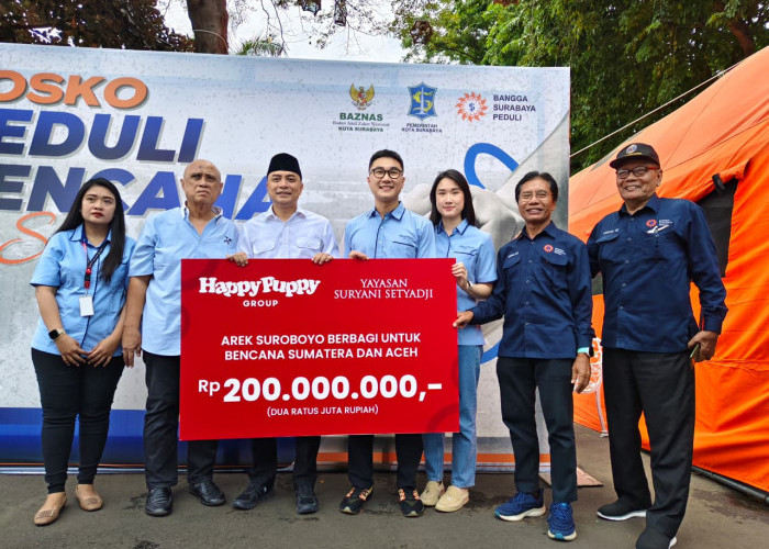 Peduli Korban Bencana Sumatera, Happy Puppy Group Sumbang Rp200 Juta
