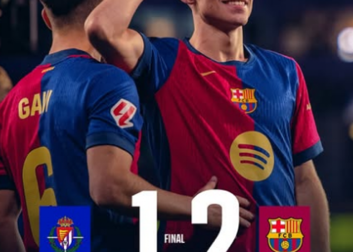 Barca Tinggalkan Madrid dengan Margin 7 Poin di La Liga