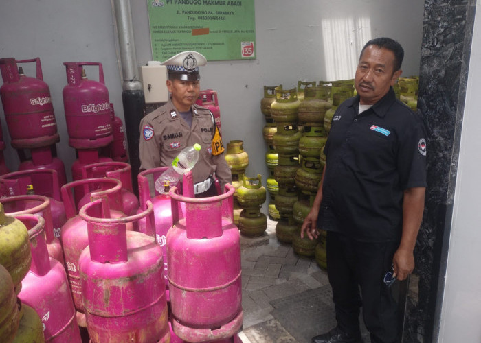 Pantau Stok LPG di Pandugo, Polsek Rungkut Pastikan Distribusi Gas Subsidi Tepat Sasaran dan Bebas Penimbunan