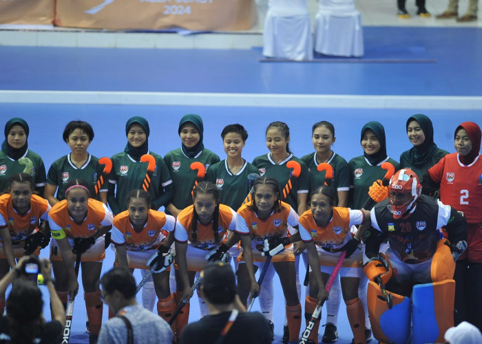 Tumbangkan Lampung 10-0, Tim Hockey Indoor Putri Jatim Buka Peluang Perebutan Emas PON XXI Aceh-Sumut 2024