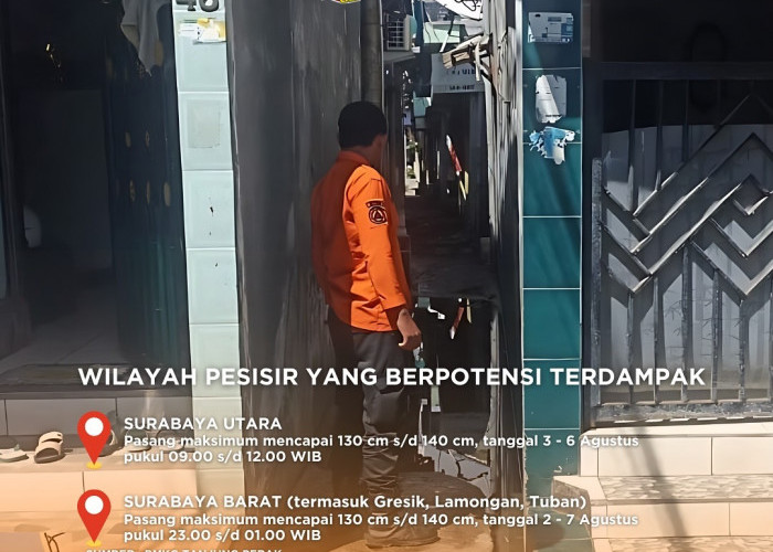 Waspada Banjir Rob di Wilayah Pesisir Surabaya