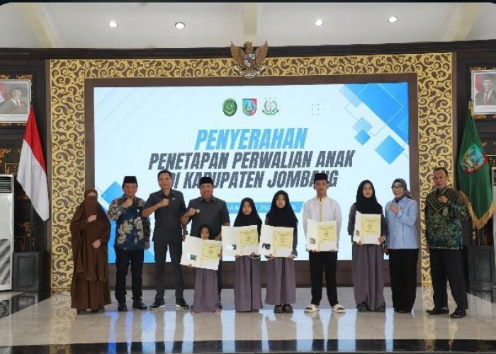 Bupati Jombang Serahkan Penetapan Perwalian 5 Anak Terlantar, Pastikan Hak Pendidikan dan Layanan Kesehatan