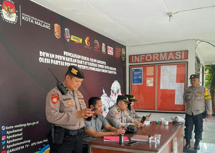 Polresta Malang Kota Tingkatkan Kesiapsiagaan Sarpras Pemilu