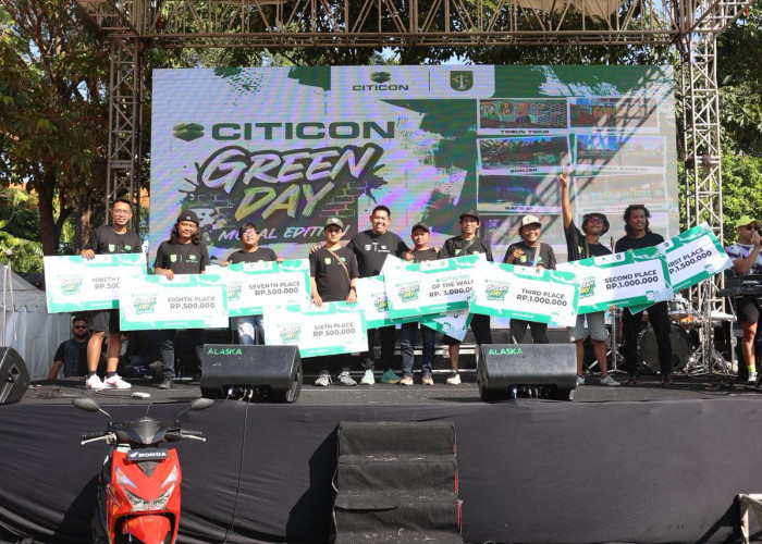Tribun Timur Raih Juara Favorit Citicon Green Day Mural Edition