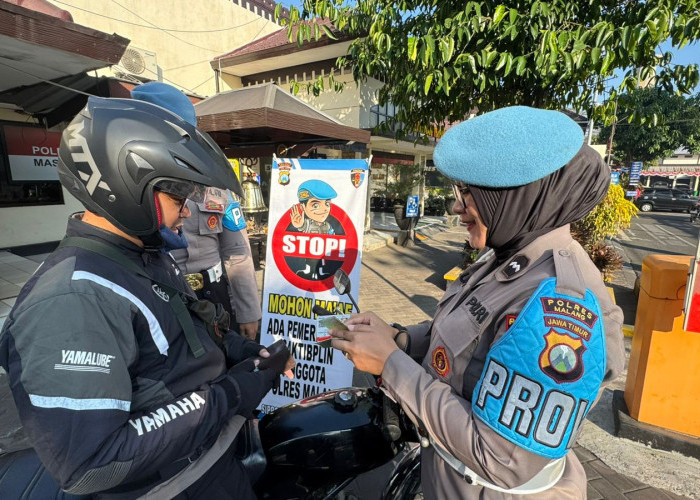 Ratusan Anggota Polres Malang Diperiksa Petugas Satlantas
