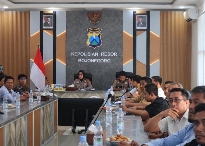 Polres Bojonegoro Audiensi dengan SPBU, Perkuat Pengawasan Distribusi BBM
