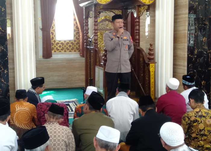 Ini Pesan Kamtibmas Kapolsek Tulangan di Masjid Nurul Huda