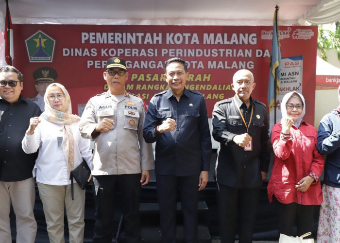 Tindaklanjuti Hasil Sidak, Pj Wali Kota Malang Buka Pasar Murah