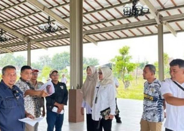 Komisi C DPRD Lamongan Sidak Proyek Balai Seni Gajah Mada Senilai Rp 4,3 Miliar