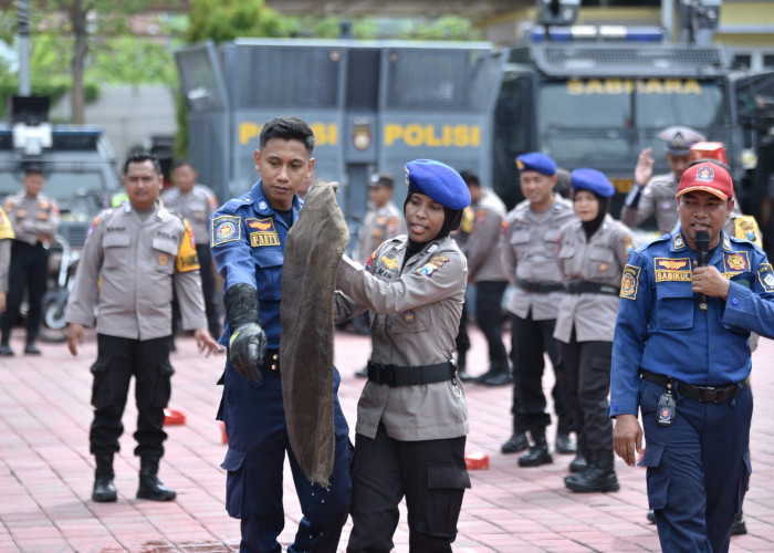 Polres Gresik Tingkatkan Skill Penyelamatan, Bhabinkamtibmas Dibekali Pelatihan Polisi Penolong