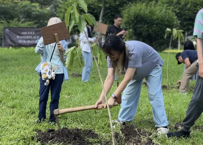 Rayakan Hari Bumi, Ascott Waterplace Surabaya Luncurkan Program One Stay One Tree