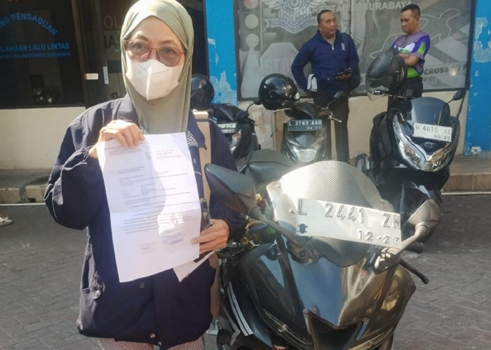 Satlantas Polrestabes Surabaya Kembalikan 157 Kendaraan Barang Bukti Kecelakaan