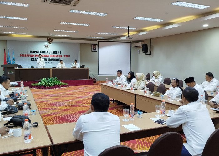 Gelar Raker, PWI Jombang Dorong Peningkatan SDM Jurnalis