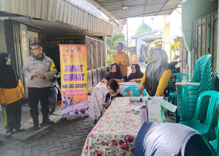 Jumat Curhat Polsek Sawahan Dengarkan Aspirasi Warga, Perkuat Kamtibmas di Kedunganyar