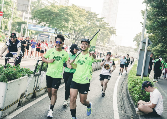 Persebaya Sebarkan Virus Perdamaian Antar Suporter Lewat Jersey Run di Jakarta