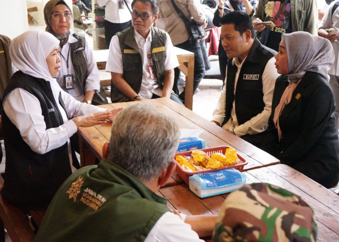 Gubernur Khofifah Turun ke Pasar Murah Gedangan Sidoarjo