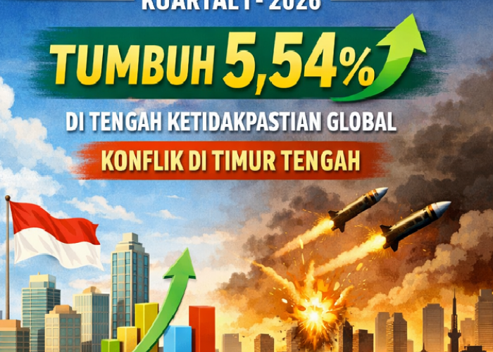 Pertumbuhan Ekonomi RI Kuartal I-2026 Diramal 5,54 Persen Tetap Solid