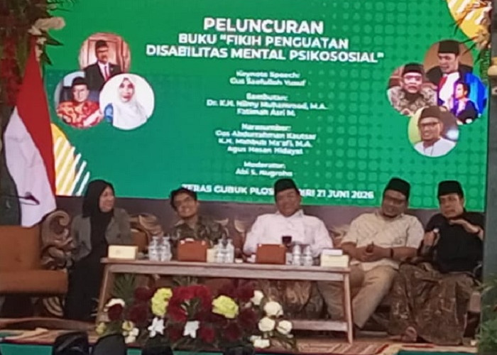 Kemensos dan KND Luncurkan Buku Fikih Penguatan Disabilitas Mental Psikososial di Kediri