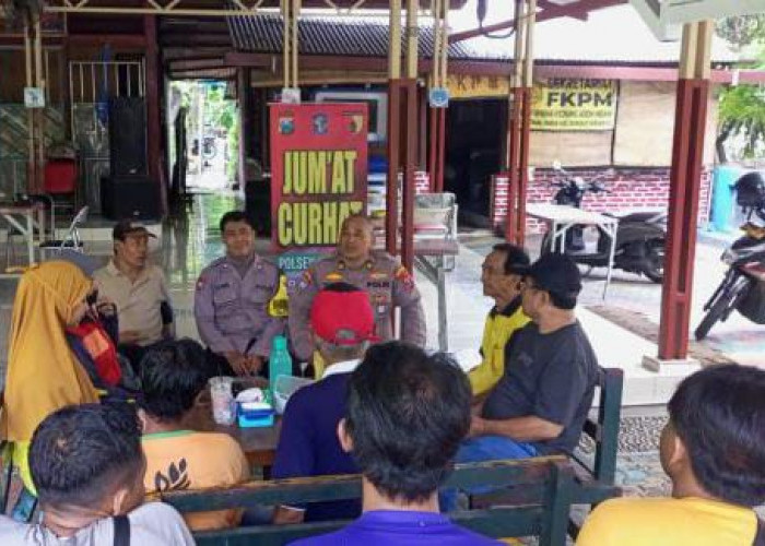 Jum’at Curhat Polsek Rungkut Bersama Tiga Pilar Tampung Aspirasi Warga